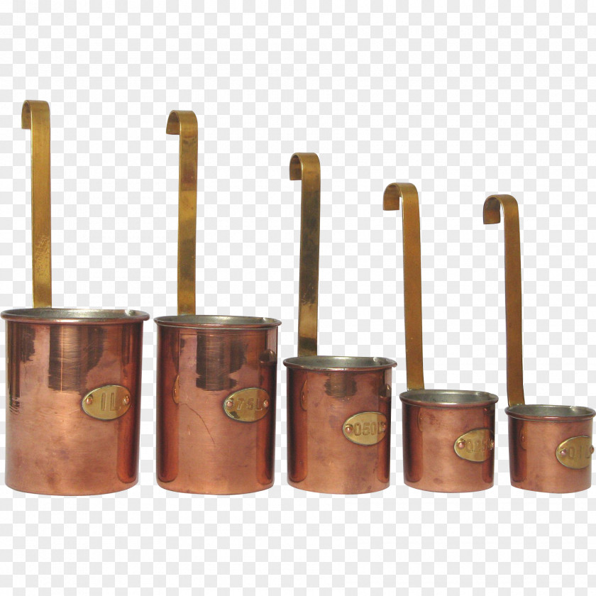 Cup Measuring Copper Measurement Metal PNG