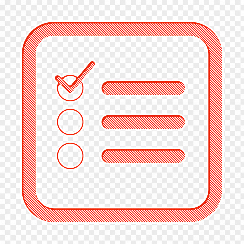 Interface Icon Basic Icons Checklist Square Symbol Of Rounded Corners PNG
