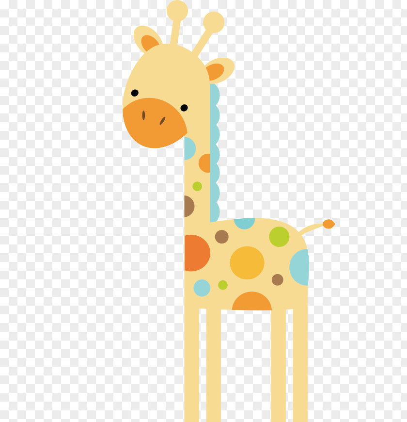 Watercolor Giraffe Wall Decal Nursery Child Sticker Infant PNG