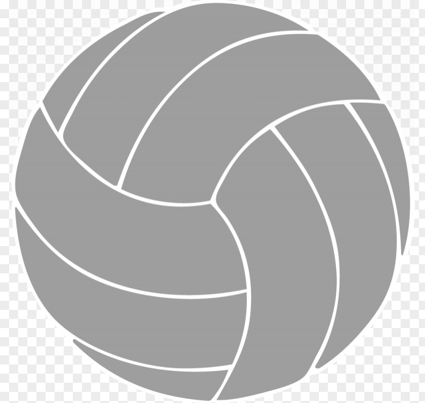 Black And White Volleyball Modern Free Content Clip Art PNG