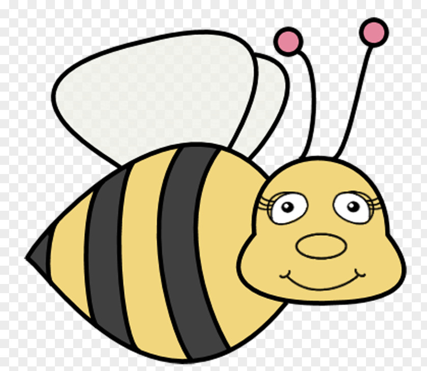 Cartoon Bee Honey Drawing Clip Art PNG