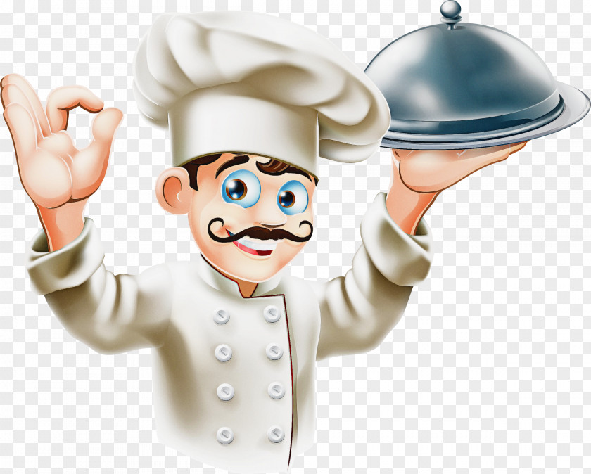 Chief Cook Finger Cartoon Chef Gesture PNG
