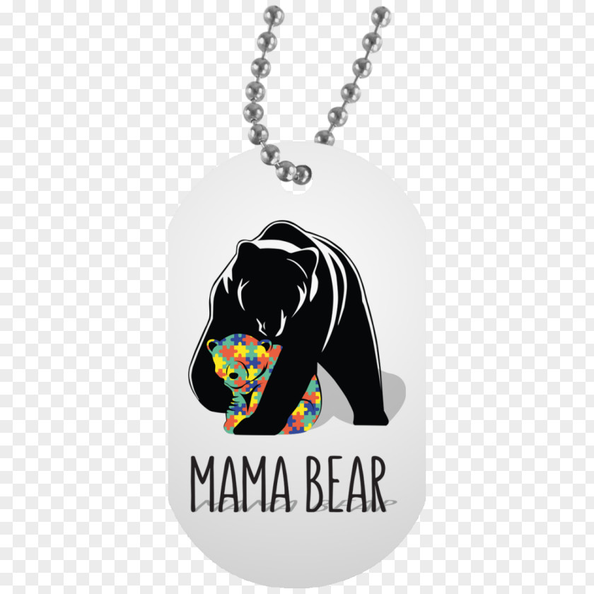 Gift Dog Tag Mother Child PNG