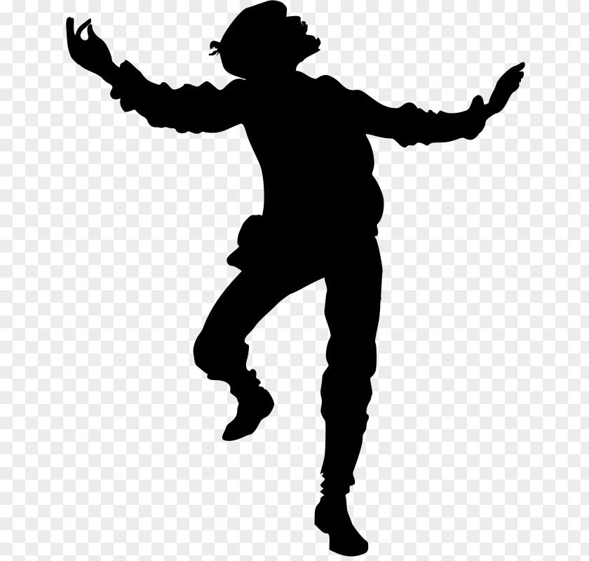 Man Silhouette Dance Clip Art PNG