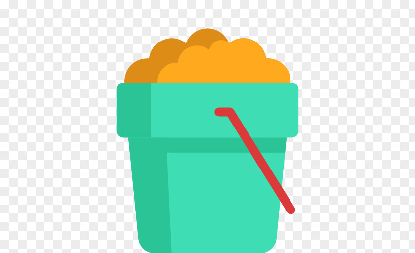 Sand Bucket Green PNG