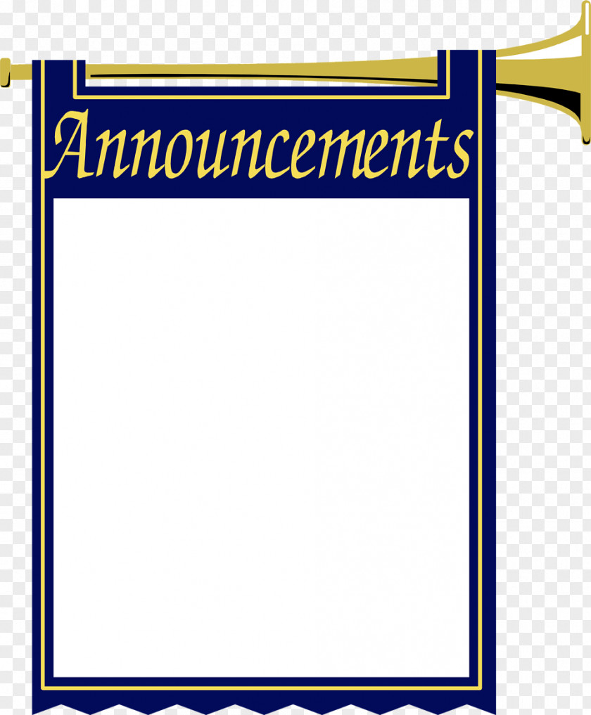 Announcement Border Cliparts Blog Clip Art PNG