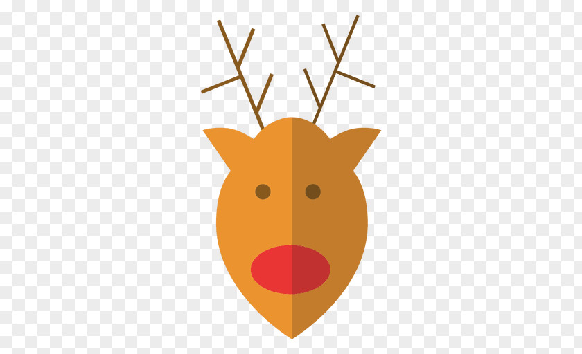 Cartoon Christmas Deer Reindeer Canidae Clip Art PNG