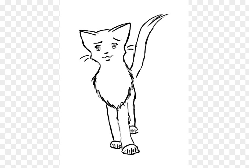 Cat Line Art Kitten Whiskers Clip PNG