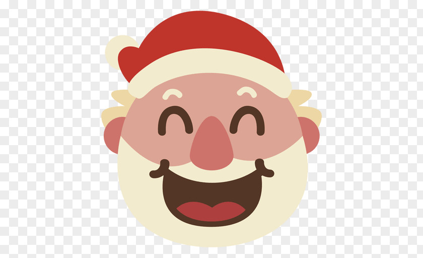 Clause Vector Santa Claus Christmas Emoticon PNG