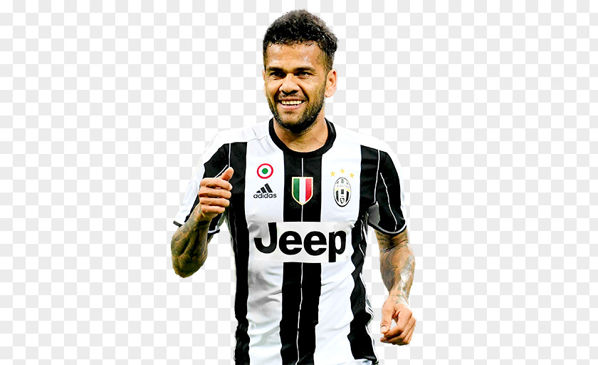 Dani Alves Juventus F.C. Jersey FIFA 18 Brazil National Football Team PNG