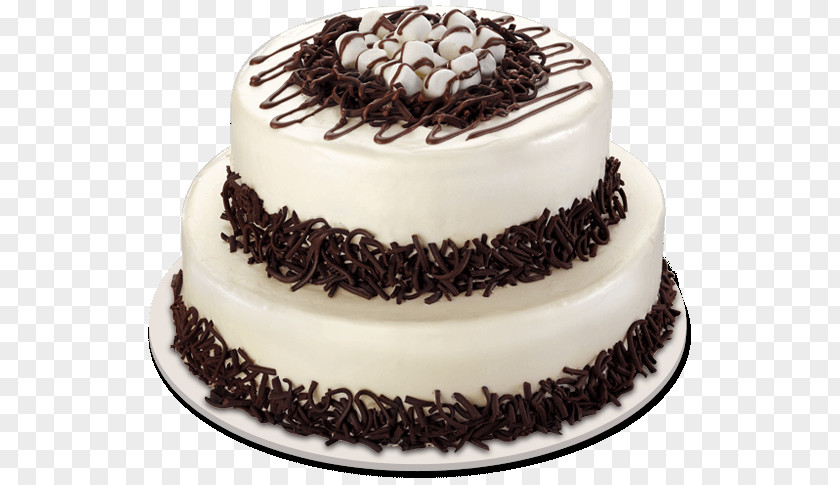 Double Deck Cake Black Forest Gateau Chiffon Layer Chocolate Cream PNG