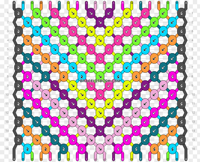 Friendship Bracelet Pattern White Knot PNG