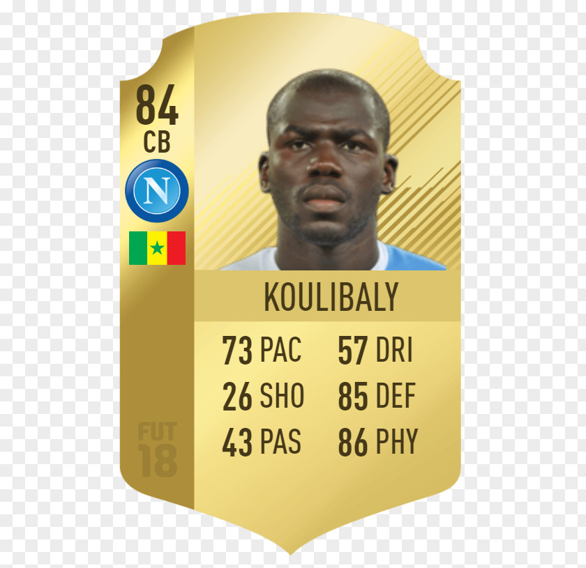 Kalidou Koulibaly Sergio Agüero FIFA 18 16 17 15 PNG