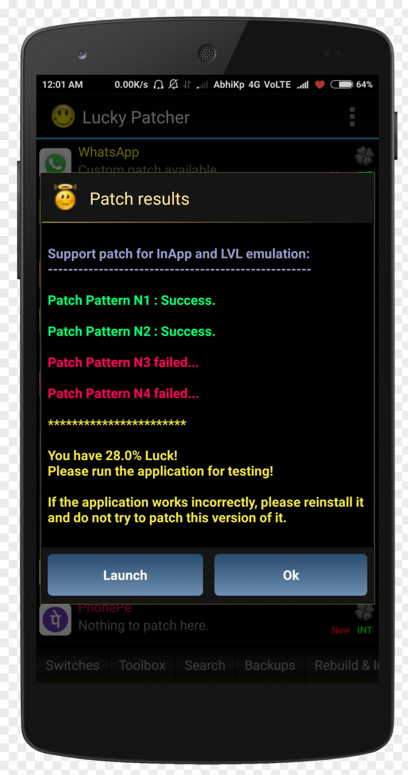 Smartphone Lucky Patcher Escape Team BBTAN2 By 222% Android PNG