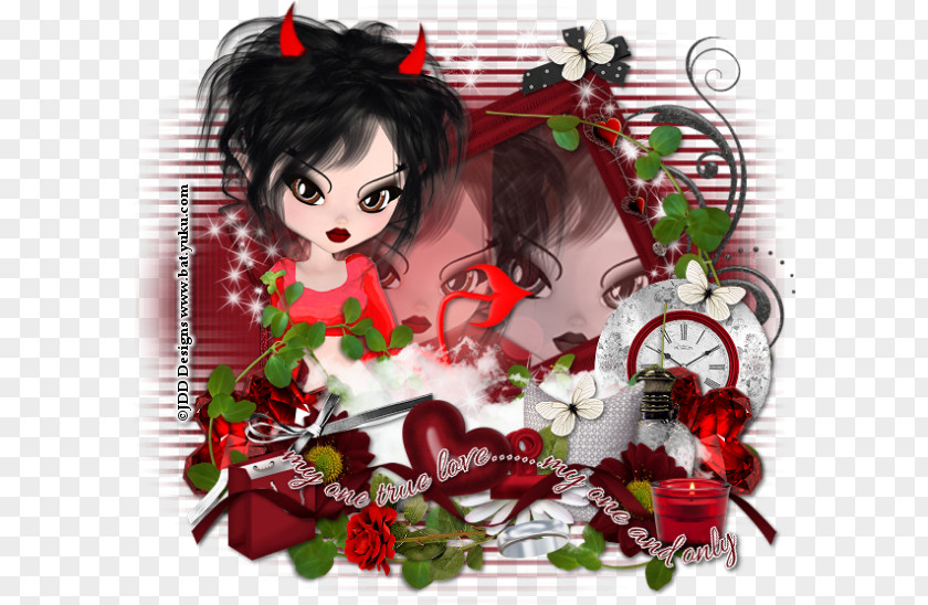 Doll Christmas Ornament Rose Family Floral Design PNG