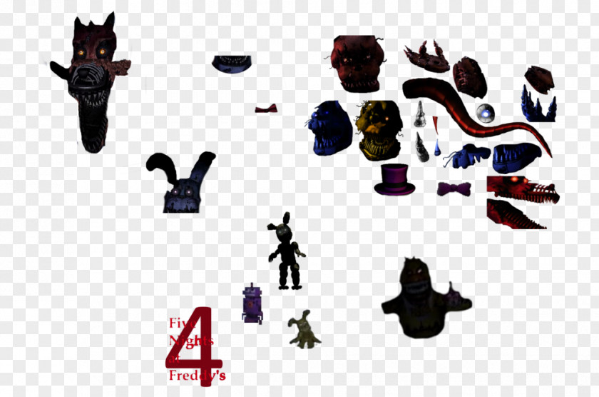 Fnaf Parts Five Nights At Freddy's 4 Logo Brand DeviantArt PNG