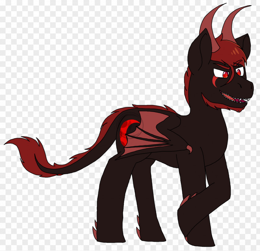 Horse Cat Demon Mammal Illustration PNG