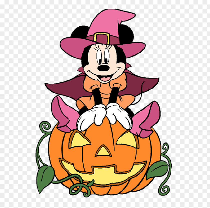 Minnie Mouse Mickey Donald Duck Halloween Clip Art PNG