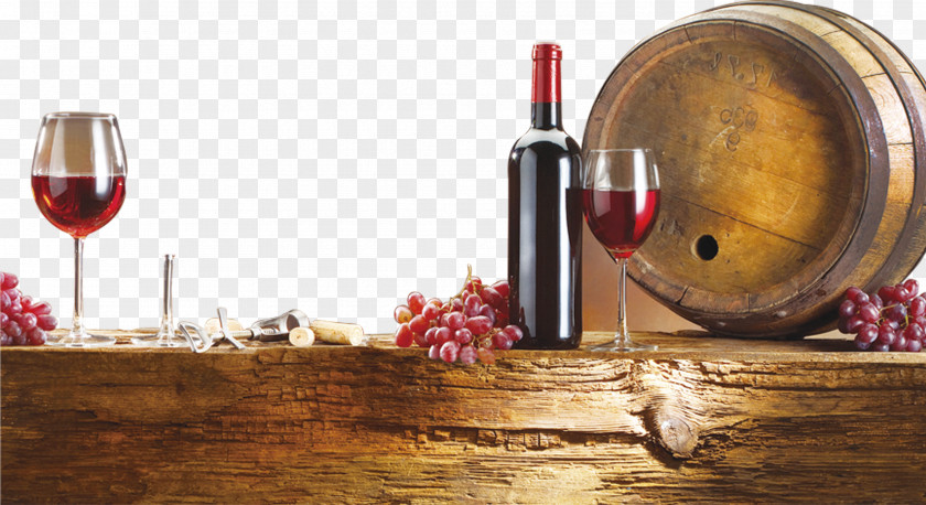 Oak Wine Decorative Pattern Red Tempranillo Barrel PNG