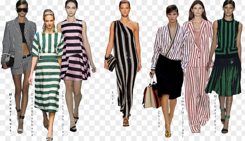 Red And White Vertical Stripe Lighthouse Fashion Show Runway Outerwear Model PNG