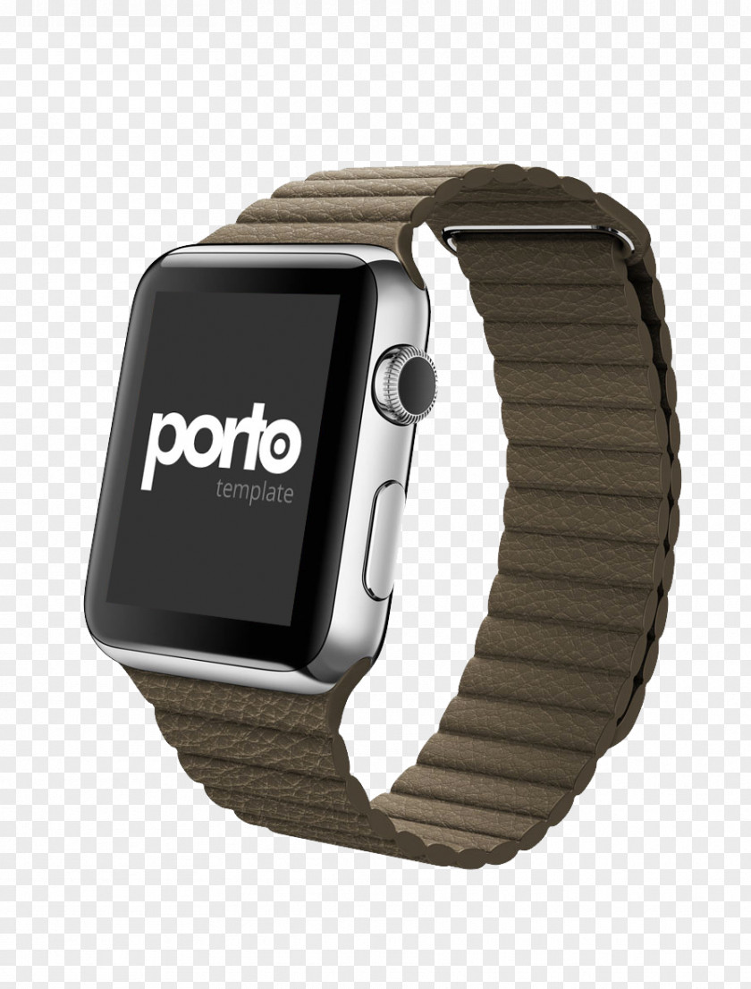 Apple Watch Series 3 Strap Leather PNG