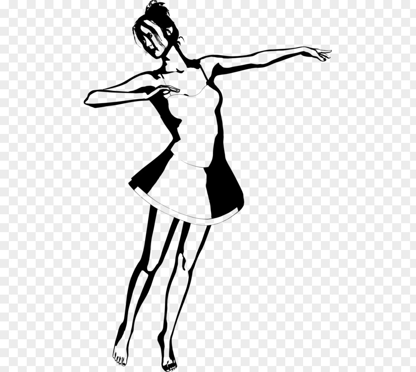 Dance Cartoon Art Dancing Ballet Dancer Drawing Silhouette PNG