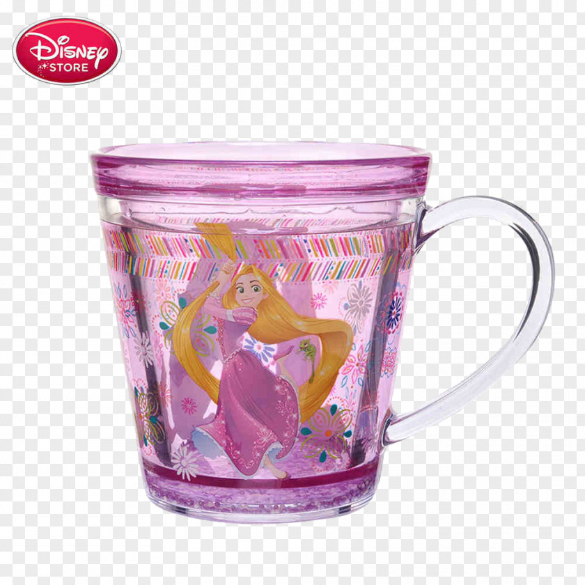 Disney Purple Glass Rapunzel Mickey Mouse The Walt Company Princess Cup PNG