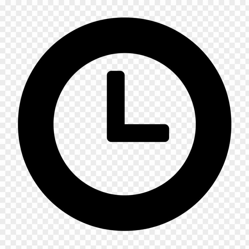 Fontawesome Clock Logo PNG