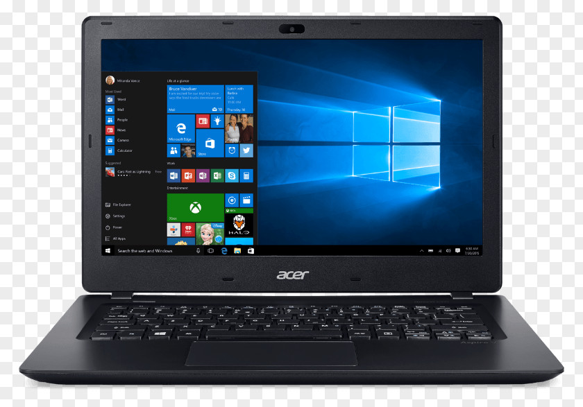 Laptop Acer Aspire Windows 10 Intel Core PNG