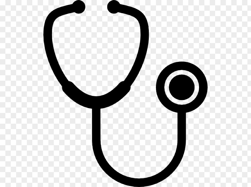 Silhouette Stethoscope Clip Art Image PNG