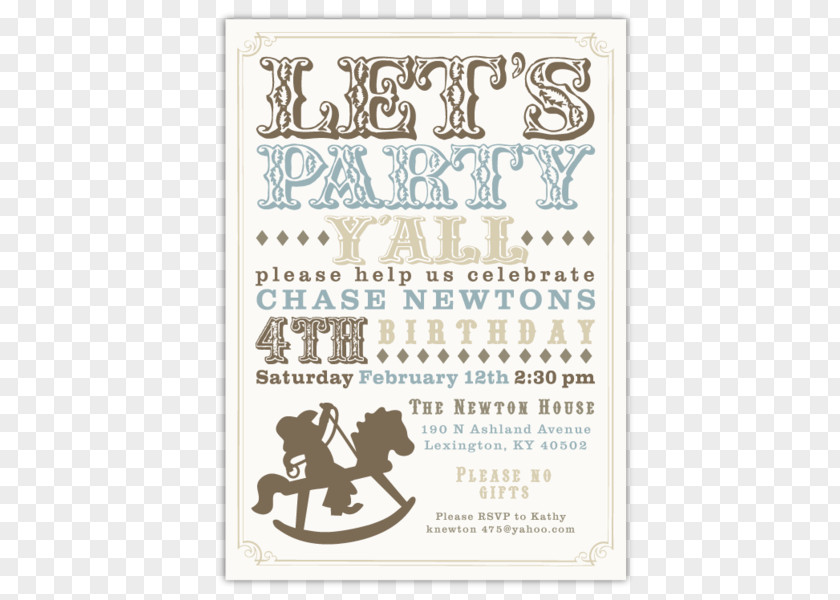 Western Invitations Square Meter Art Font Animal PNG