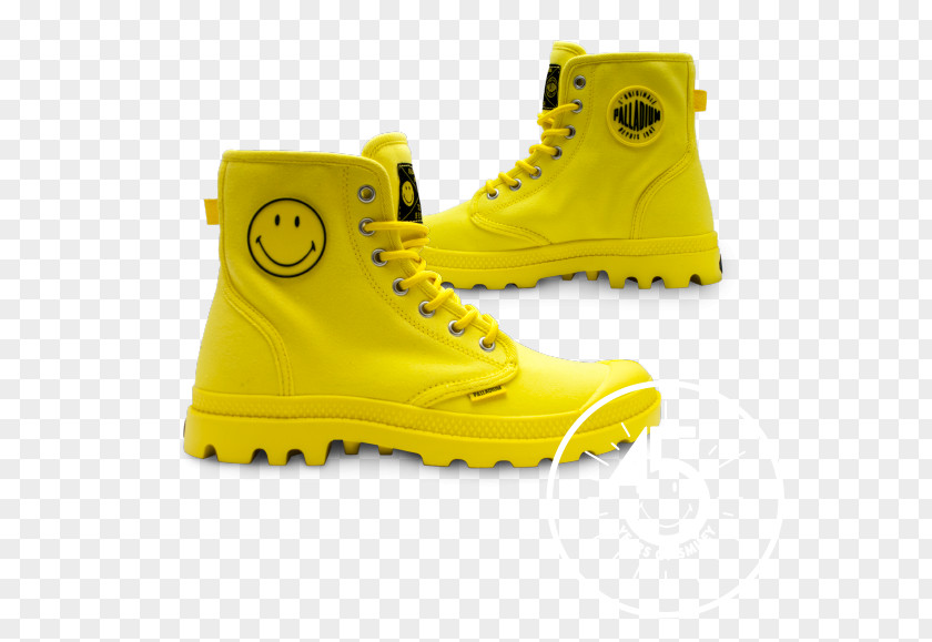 Yellow Boots Smiley Boot Shoe Sneakers Fashion PNG