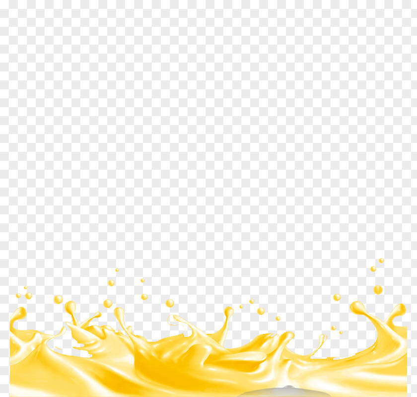 Milk Beer Castella Electrophoresis Yellow PNG