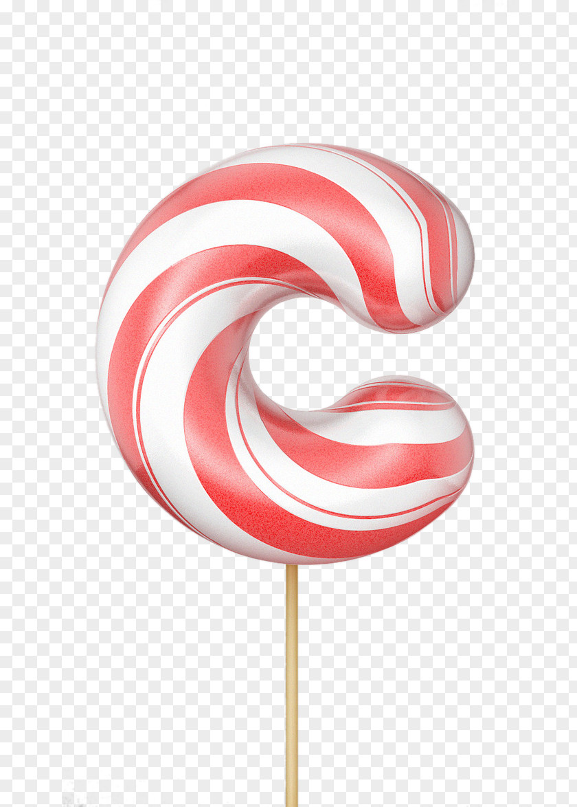Red Striped Lollipop Ice Cream Candy PNG