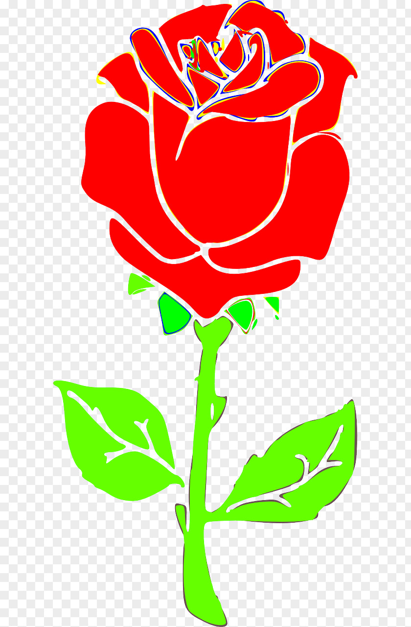 Rose Vector Flower Red Clip Art PNG