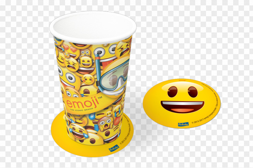 Cup Paper Coasters Adhesive Emoji PNG