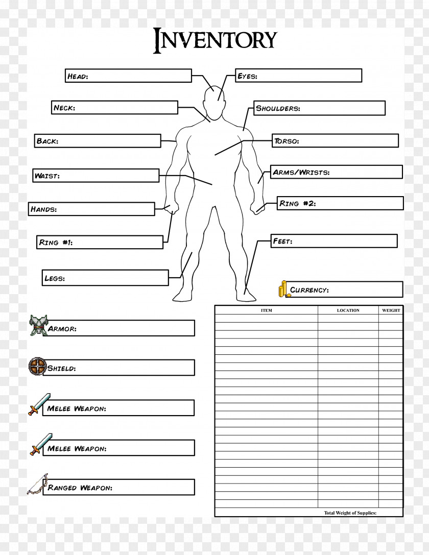Dungeons & Dragons Online Pathfinder Roleplaying Game Character Sheet Creation PNG
