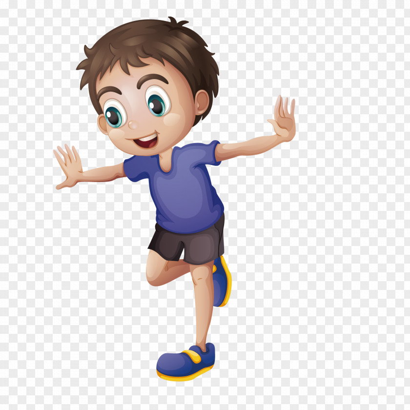 Happy Child Hops Jumping Clip Art PNG