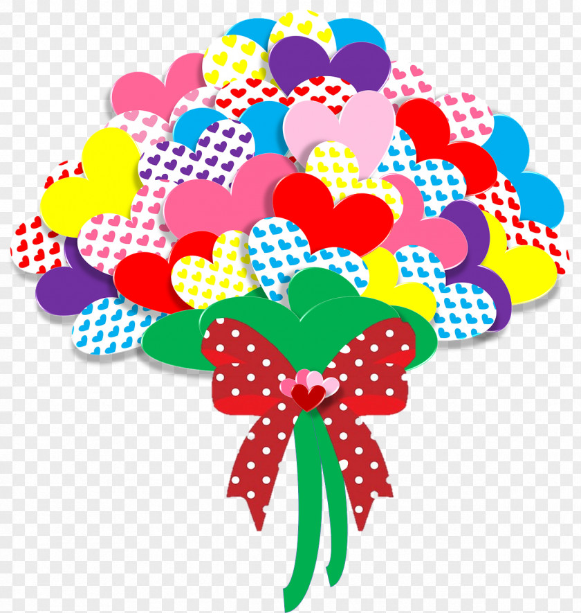 HEART FLOWER Wish Birthday Grandparent Happiness Greeting & Note Cards PNG