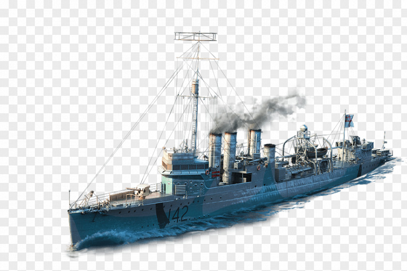 Ship World Of Warships Heavy Cruiser HMS Campbeltown Destroyer PNG