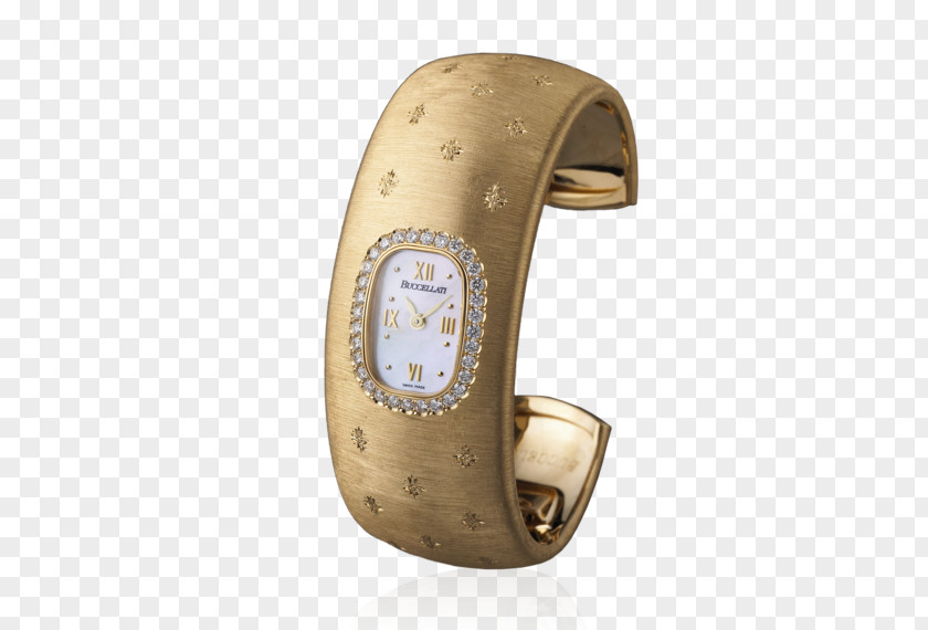 Watch Buccellati Bracelet Colored Gold PNG