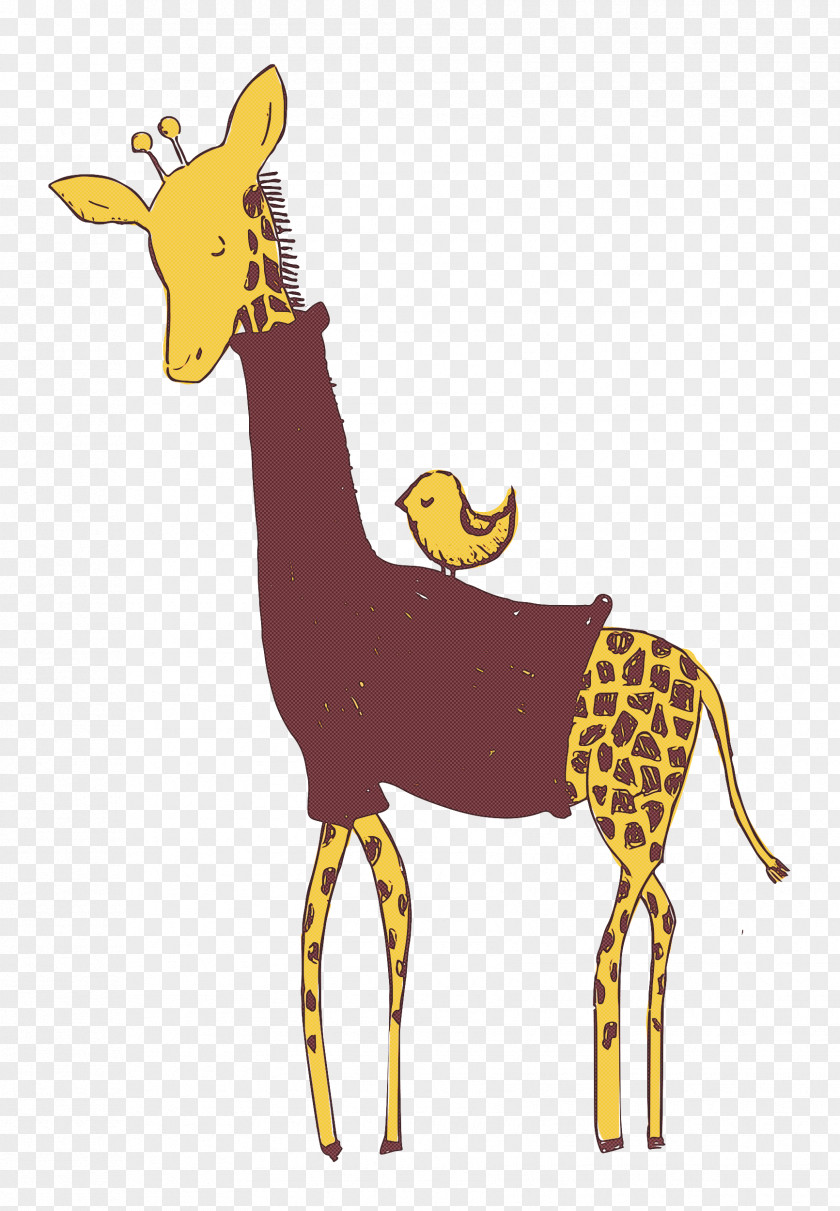 Elegant Giraffe PNG