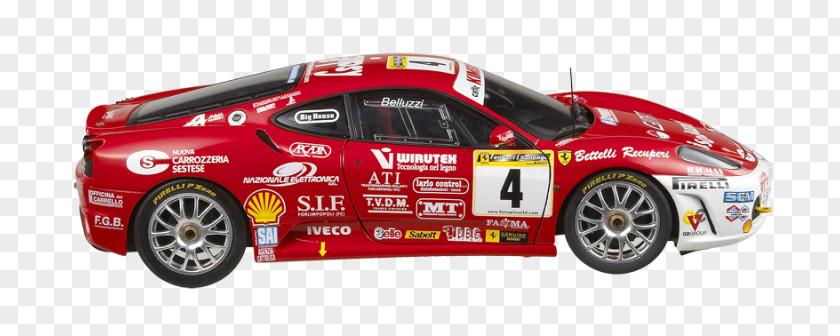 Ferrari F430 Challenge Sports Car Racing PNG