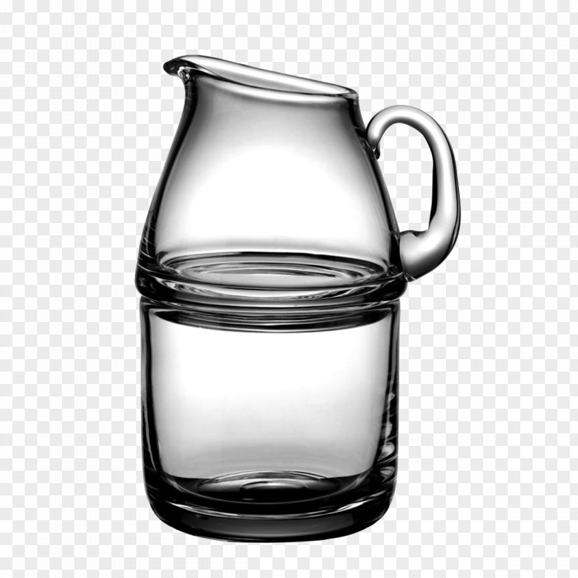 Ice Bucket Budweiser Glass Jug Cocktail Pitcher Drink PNG