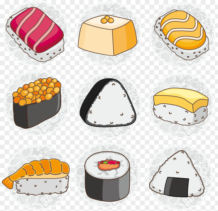 Japanese Sushi Cuisine Chinese Clip Art PNG