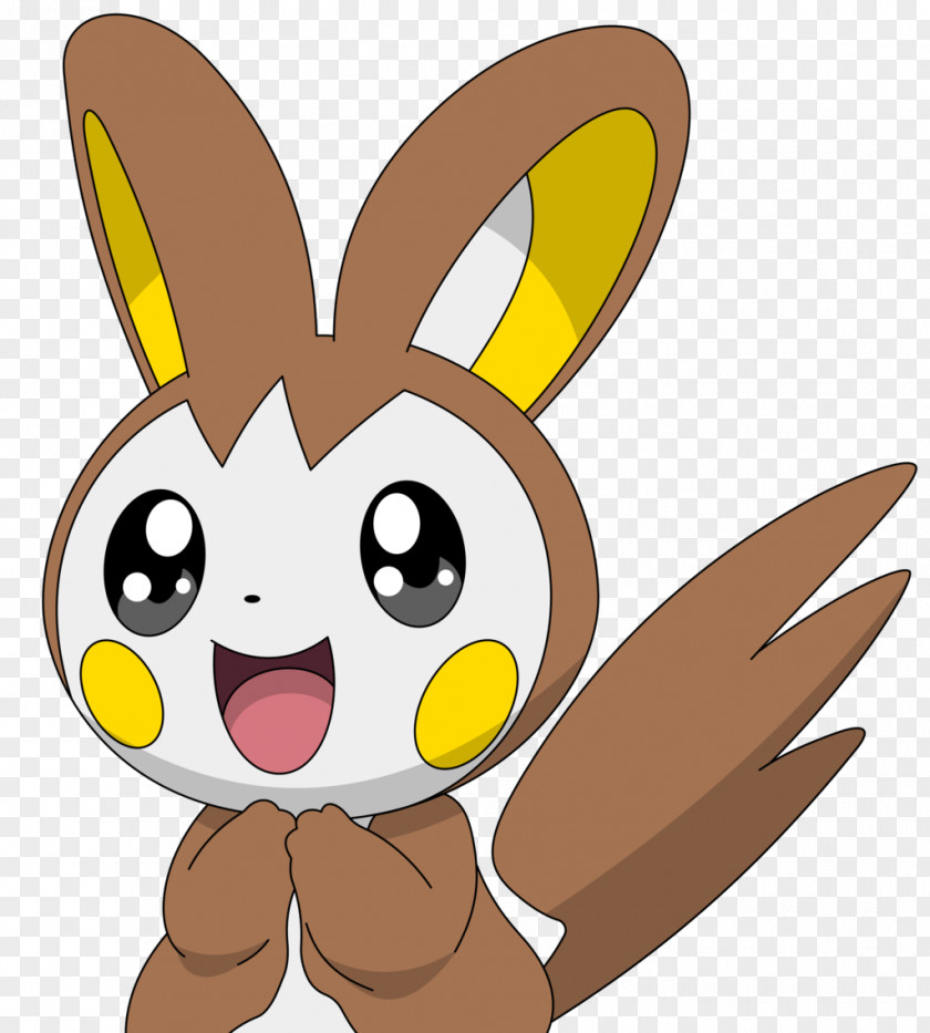 Pikachu Domestic Rabbit Pachirisu Emolga Pokémon PNG
