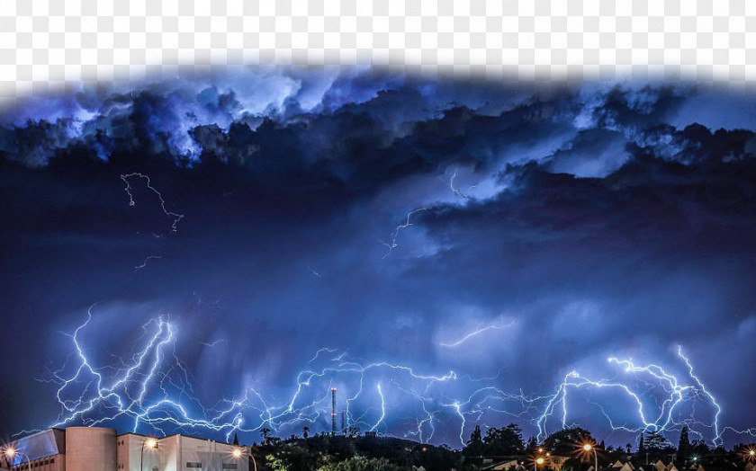 The Night Sky Thunder PNG night sky thunder clipart PNG