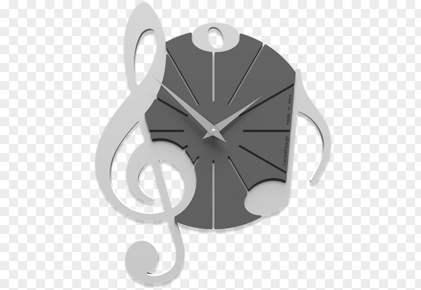 Legno Bianco Musical Note White Clock Subject PNG