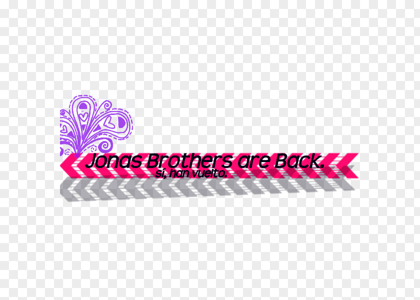 Line Logo Brand Pink M Font PNG
