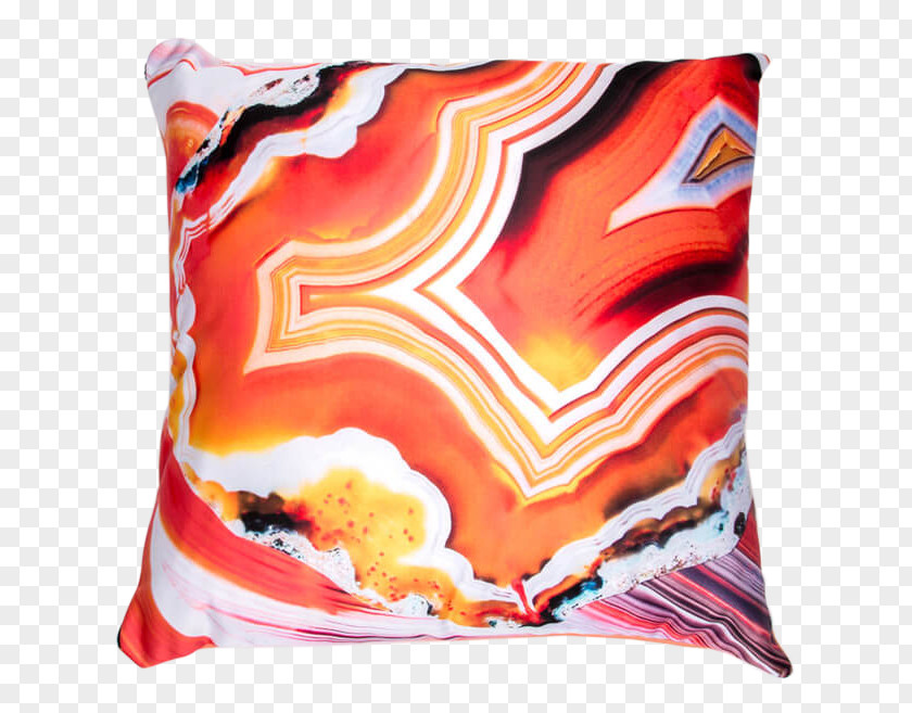 Throw Pillows Cushion Textile Orange PNG